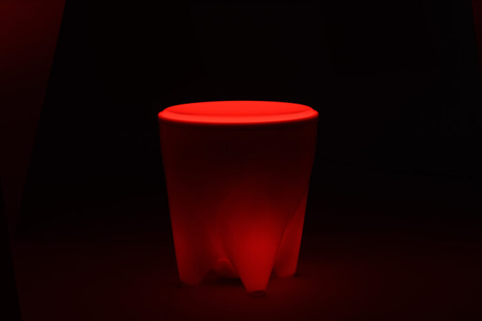 KROCUS Pouf Luminoso LED RGB Batteria Ricaricabile - immagine 4