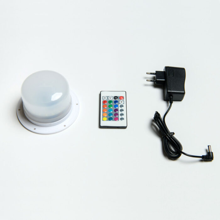 KROCUS Pouf Luminoso LED RGB Batteria Ricaricabile - immagine 9