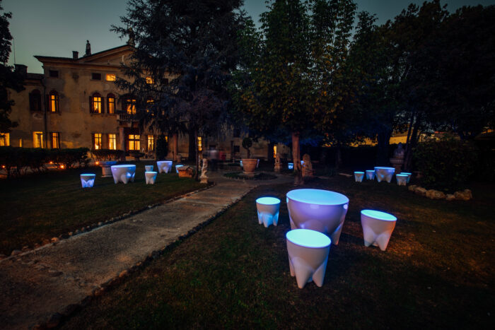 KROCUS Pouf Luminoso LED RGB Batteria Ricaricabile - immagine 5
