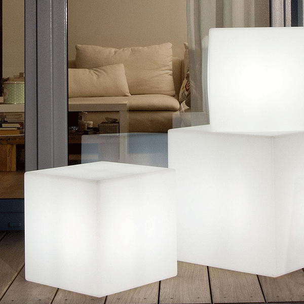 CUBO Lampade varie misure con Cavo elettrico