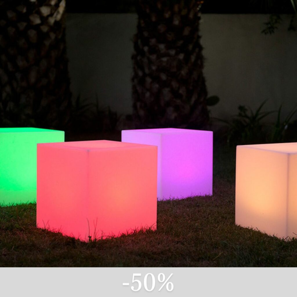 CUBY 32 Lampada LED RGB batteria ricaricabile wireless