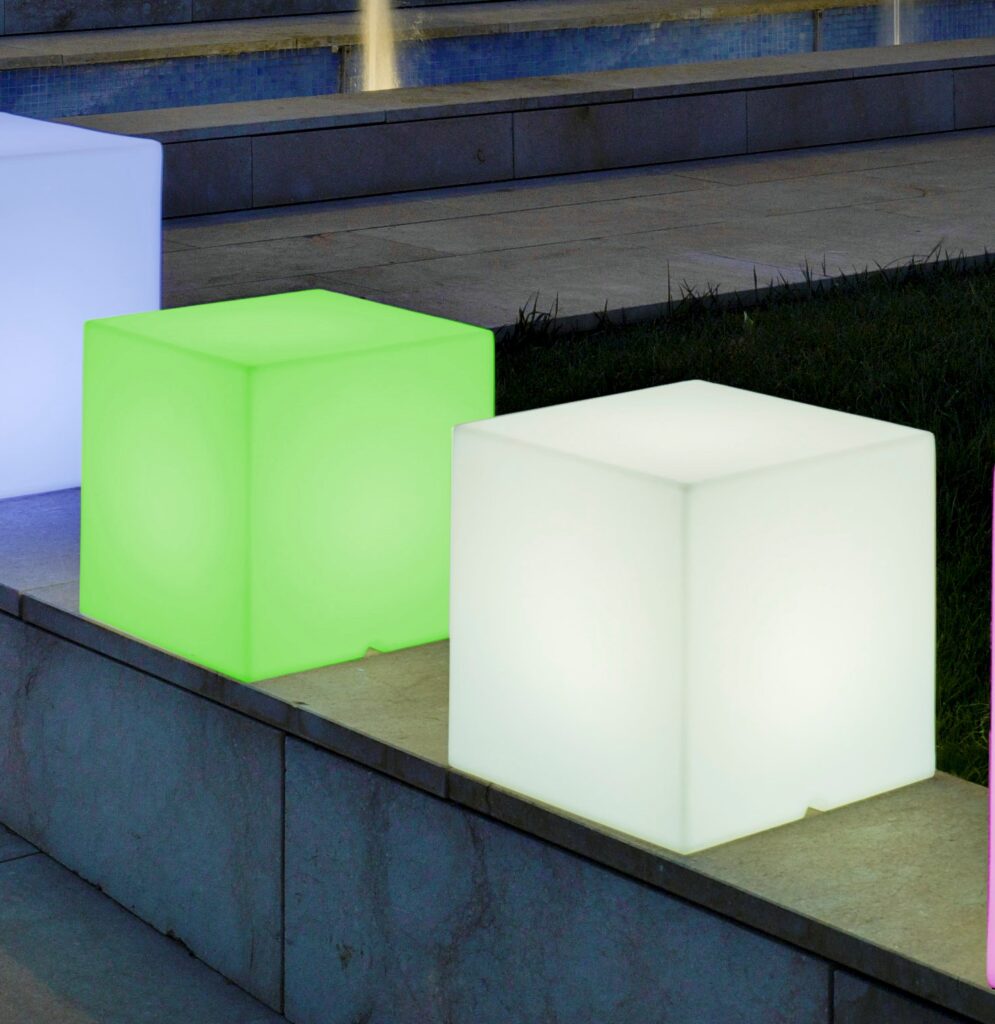 CUBO40 Solare Luce LED RGB