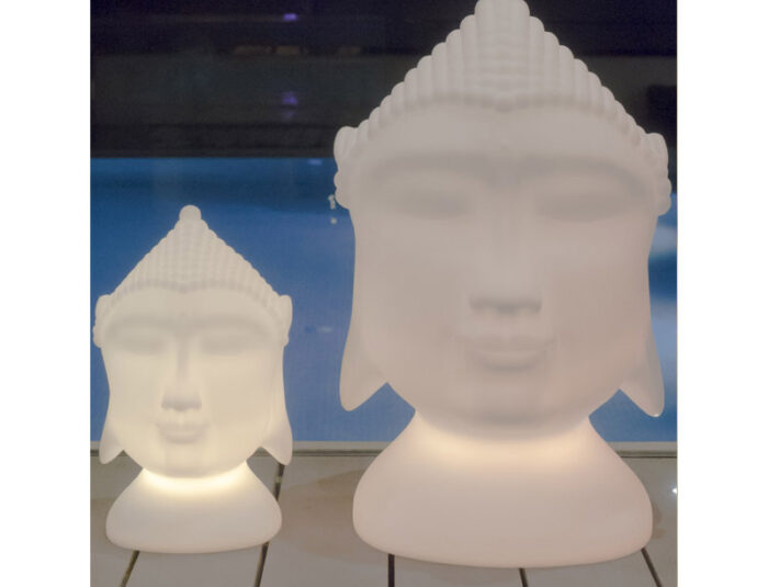 GOA70 Lampada da Terra Decorativa Zen Luce Bianca Cavo - immagine 5